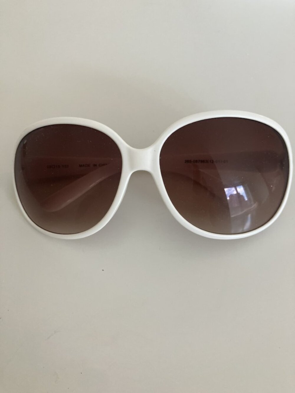 Vintage white 1960s sunglasses